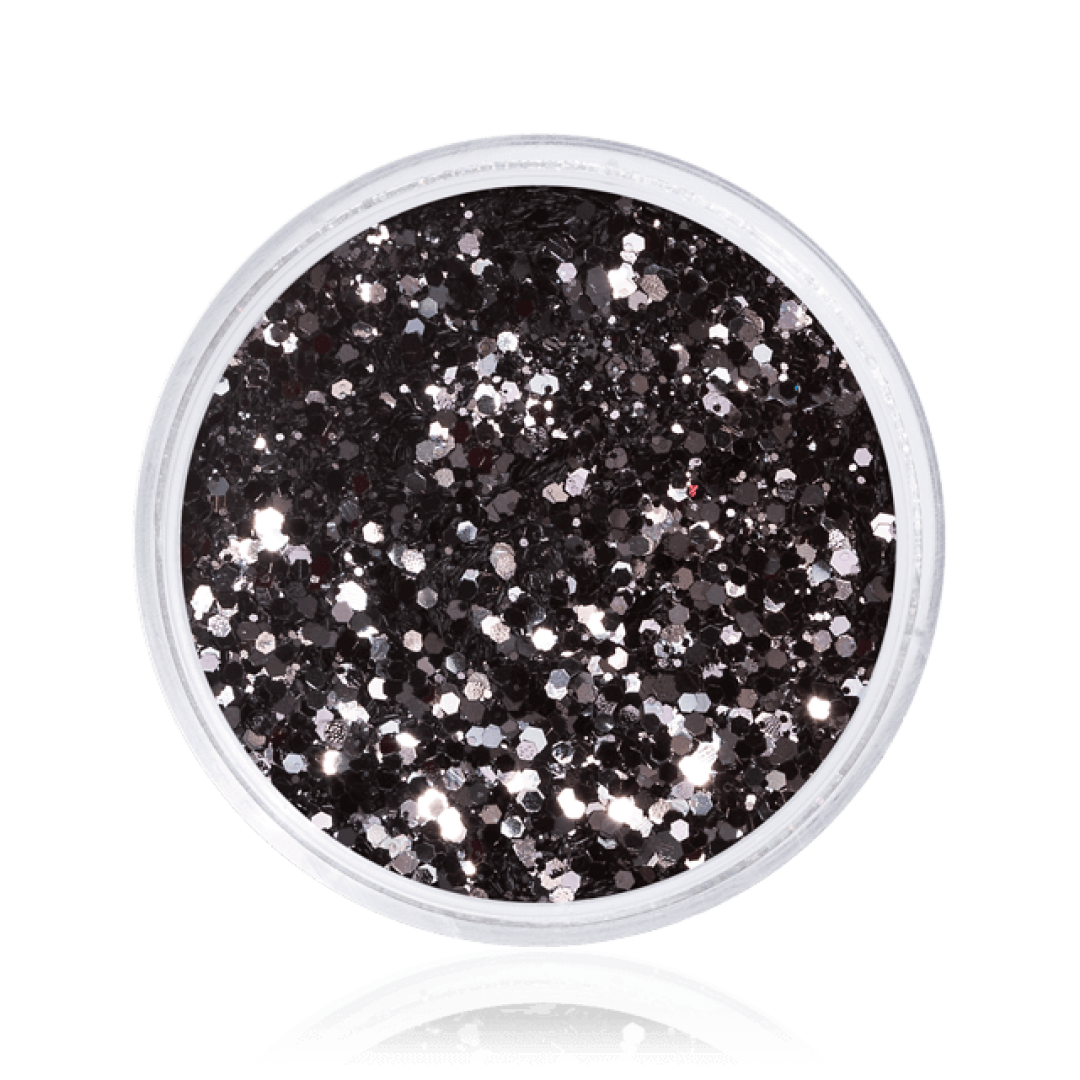 Pearl Black Glitter