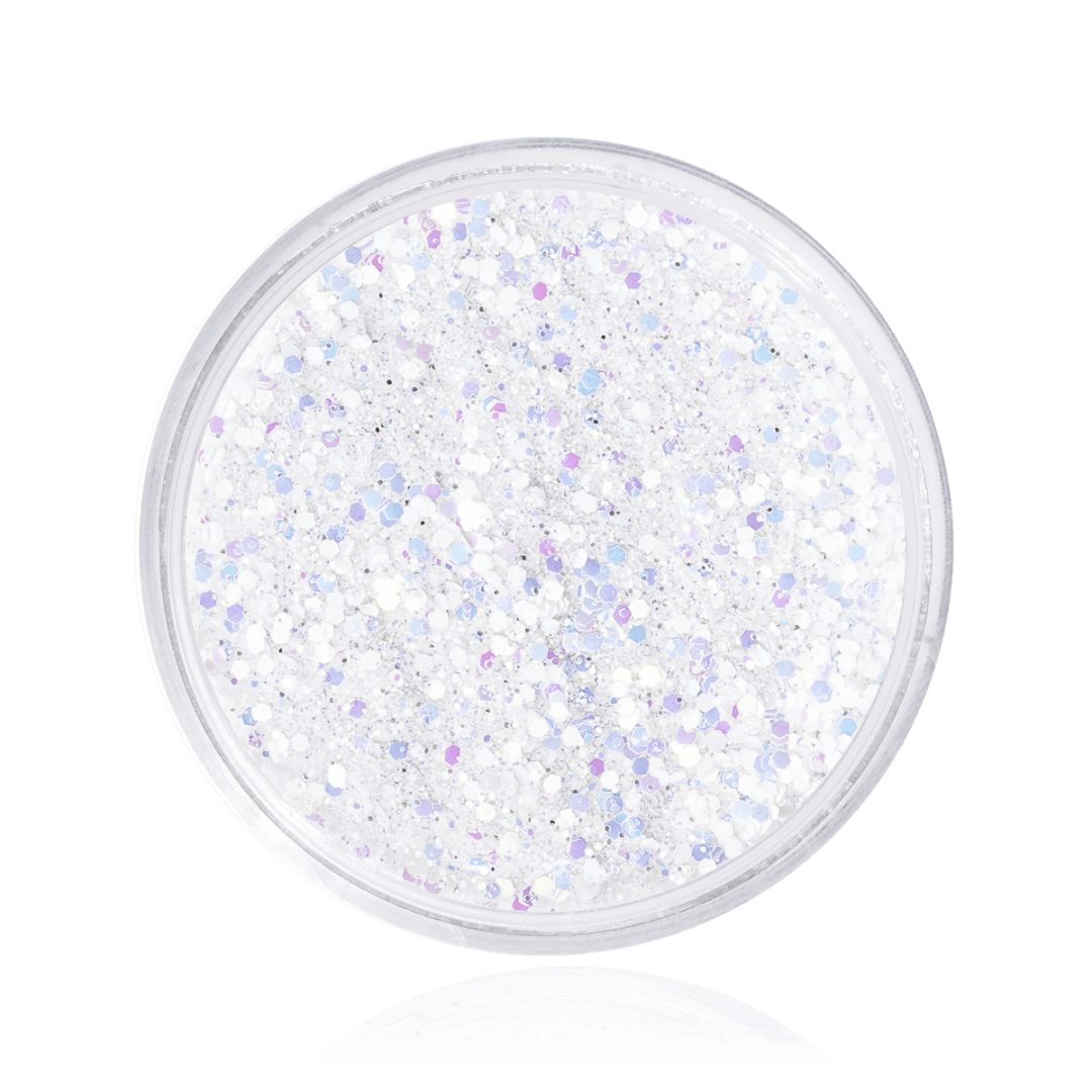 Rainbow White Glitter 10g